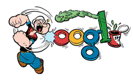 Google Doodle - Popeye