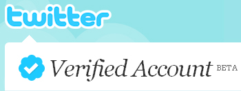 Twitter verified account