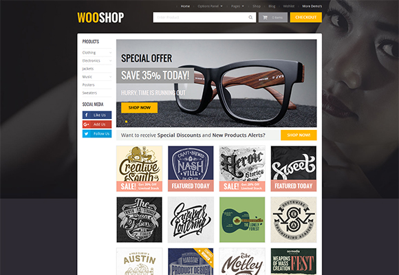 WooShop Wordpress Theme